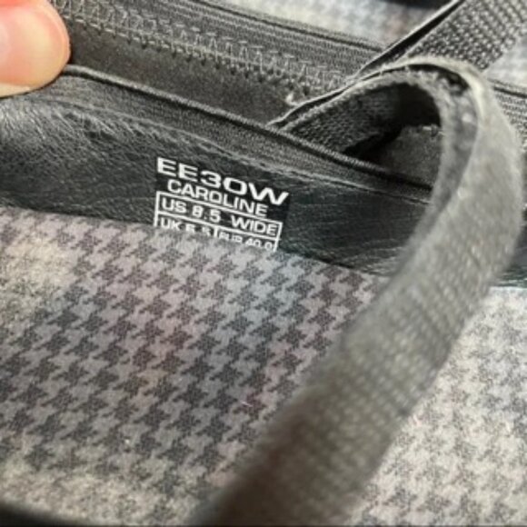 Aetrex Caroline Mary Jane Black Suede Shoes Size 8.5 - Picture 6 of 6